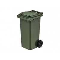 Пластиковый контейнер для мусора на 120 литров